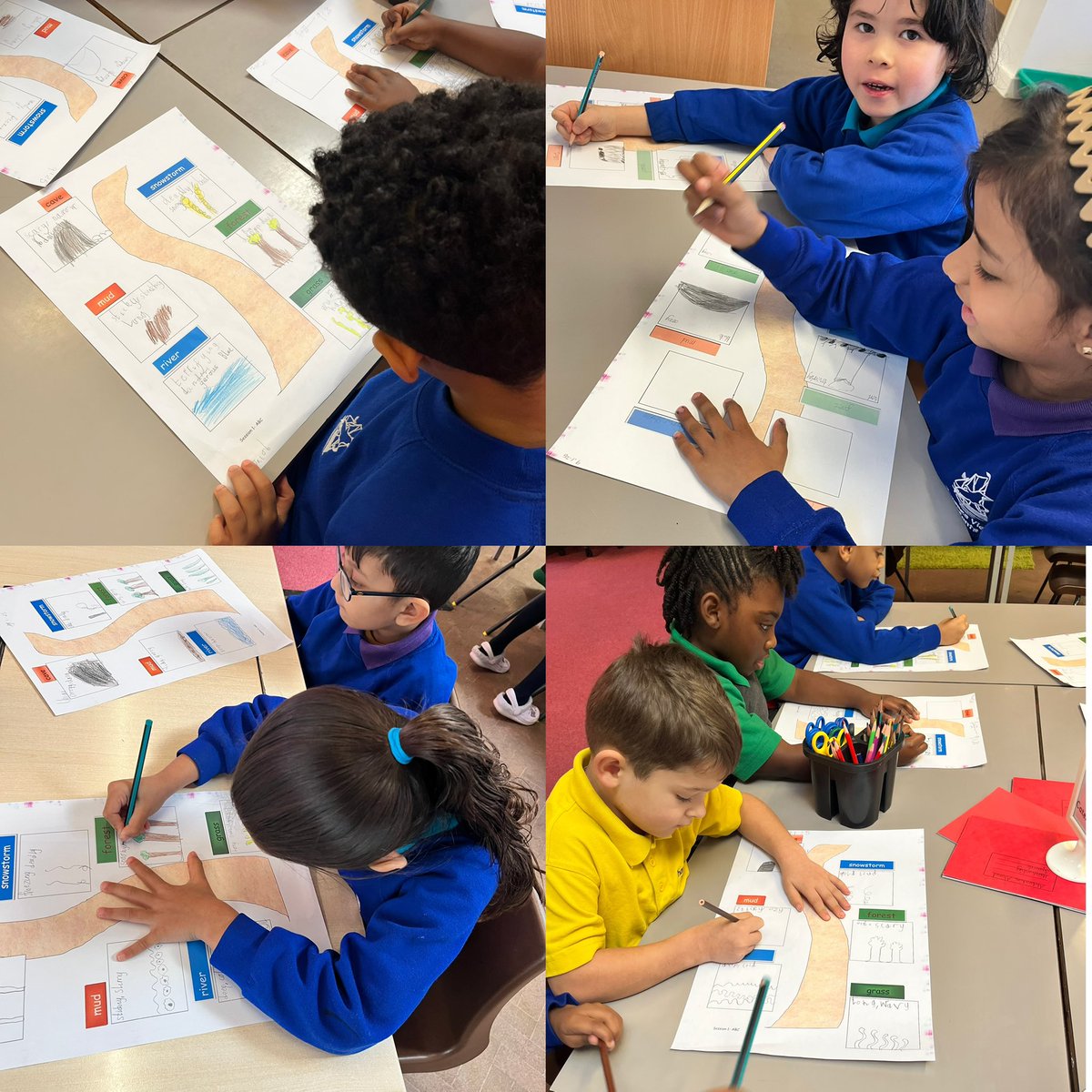 This week in writing, Year 1 explored We’re Going on a Bear Hunt! 🐻✍️ They started with roleplay, then created story maps and described each setting. 📝✨ <a href="/TVInfants/">Thames View Infants</a> <a href="/RosaTVI/">Rosa Corcoran-Jones</a> <a href="/ThamesviewJames/">James Woodhill</a> @AzizaTVI <a href="/Fiza_TVI/">Fiza TVI</a> <a href="/Chloe_TVI/">Chloe Yarwood</a>