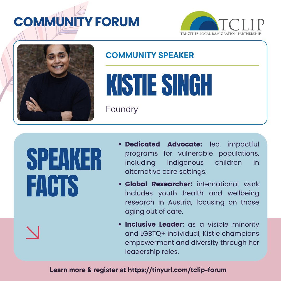 ✨We'd like to introduce our fantastic slate of community speakers for the first panel discussion on the unique needs of newcomer youth. Learn more about our speakers and join us on Jan 23rd for our Community Forum - Link in Bio!