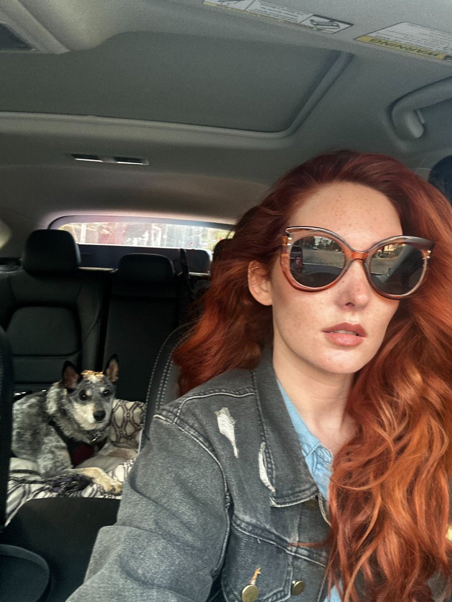 Nicole Simone with dog Indie