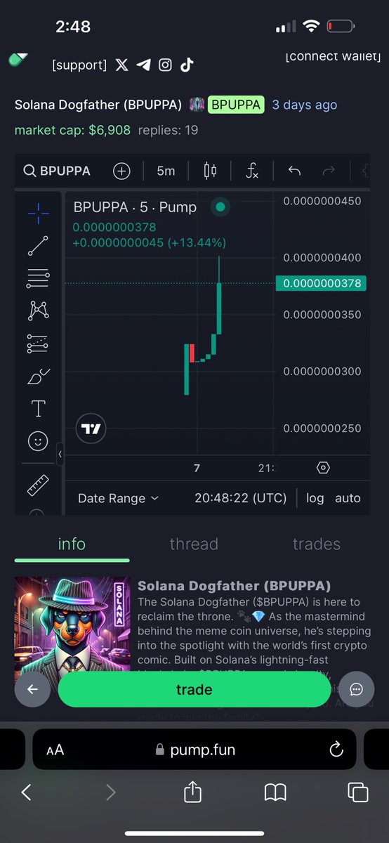 Solana Dogfather $BPUPPA is climbing the ranks! We’ve reached 22% progress towards becoming King of the Hill 👑 🐾 Welcome to The Dogfather’s Family, new $BPUPPA holders! 🐶🎉 Your loyalty strengthens our pack as we take over the Meme-verse. Together, we’ll lead the