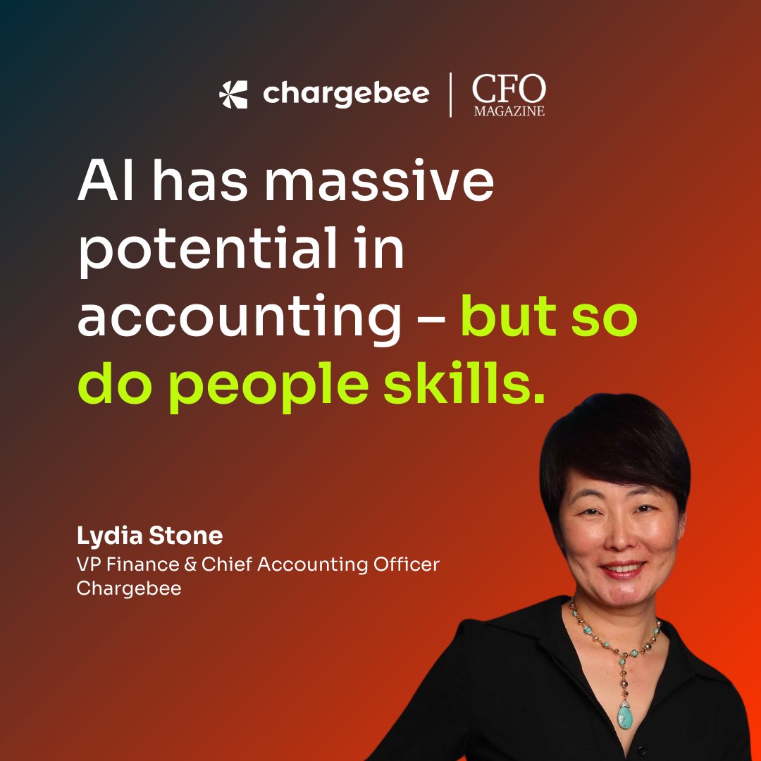 With AI and automation transforming the finance industry, what does the future hold? Lydia Stone, Chargebee’s VP of Finance &amp; CAO, shares with <a href="/cfoseries/">CFO Magazine A/NZ</a> the potential of AI, her advice for navigating the next 12 months, and what keeps her energized. 🔗 chrge.be/3C6fRcr
