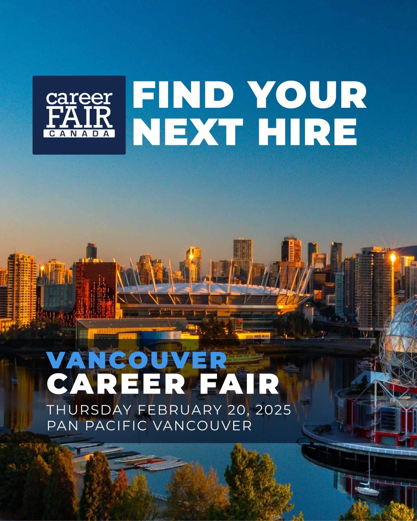 The #Vancouver Career Fair Canada on February 20 at the Pan Pacific Vancouver is the best way to find your next hire! Click the link to become an EXHIBITOR.

careerfaircanada.ca/exhibitors/?ut…