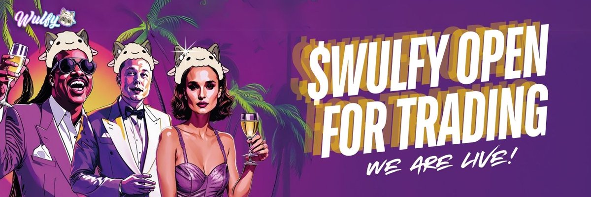 WE ARE LIVE!
-
👉🏽 You can buy $WULFY here: buy.wulfy.me
📈 CA:
6Qn2muot6pbTTWJ6F83zrpBQTFjb69FcmG1xbg64RoUD
-
#WUUUU