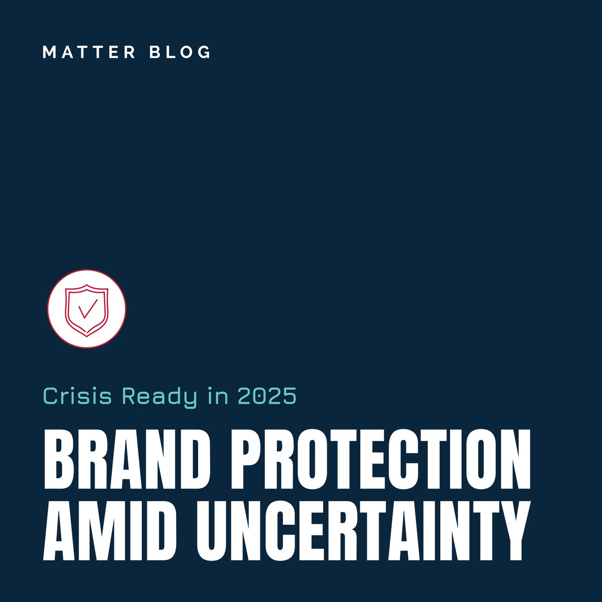 Is your brand crisis ready for 2025? Our VP of crisis comms dives into this year's expected challenges and why companies' communication strategies are the first step to protecting brand integrity and reputation in her latest blog: bit.ly/407vIiR