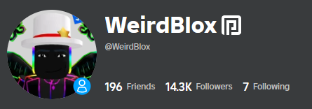 WeirdBlox tweet media