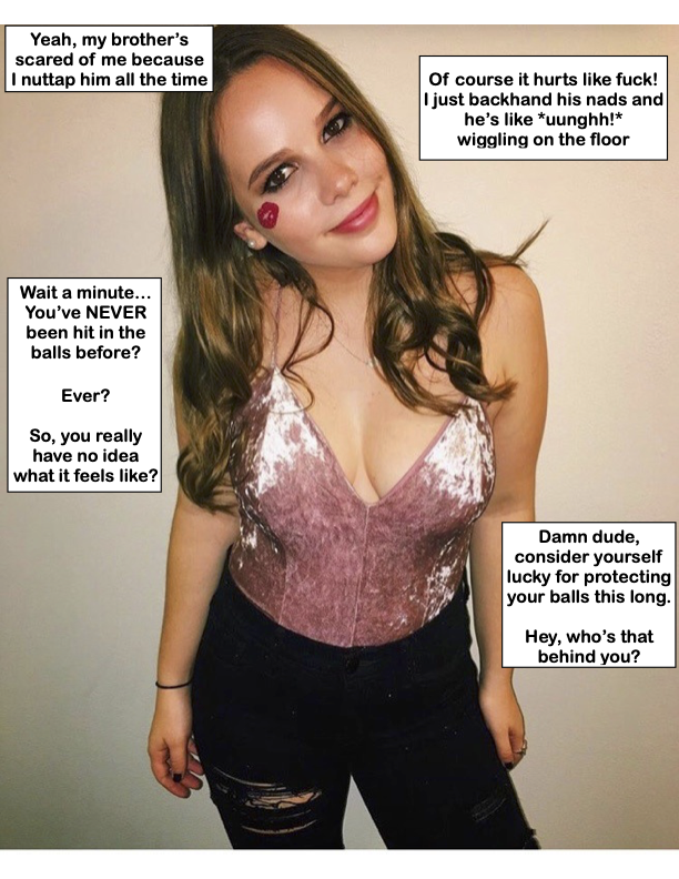 000Awz's tweet photo. Ballbusting caption #ballbusting #ballbustingcaptions https://t.co/yflsLe4pRE