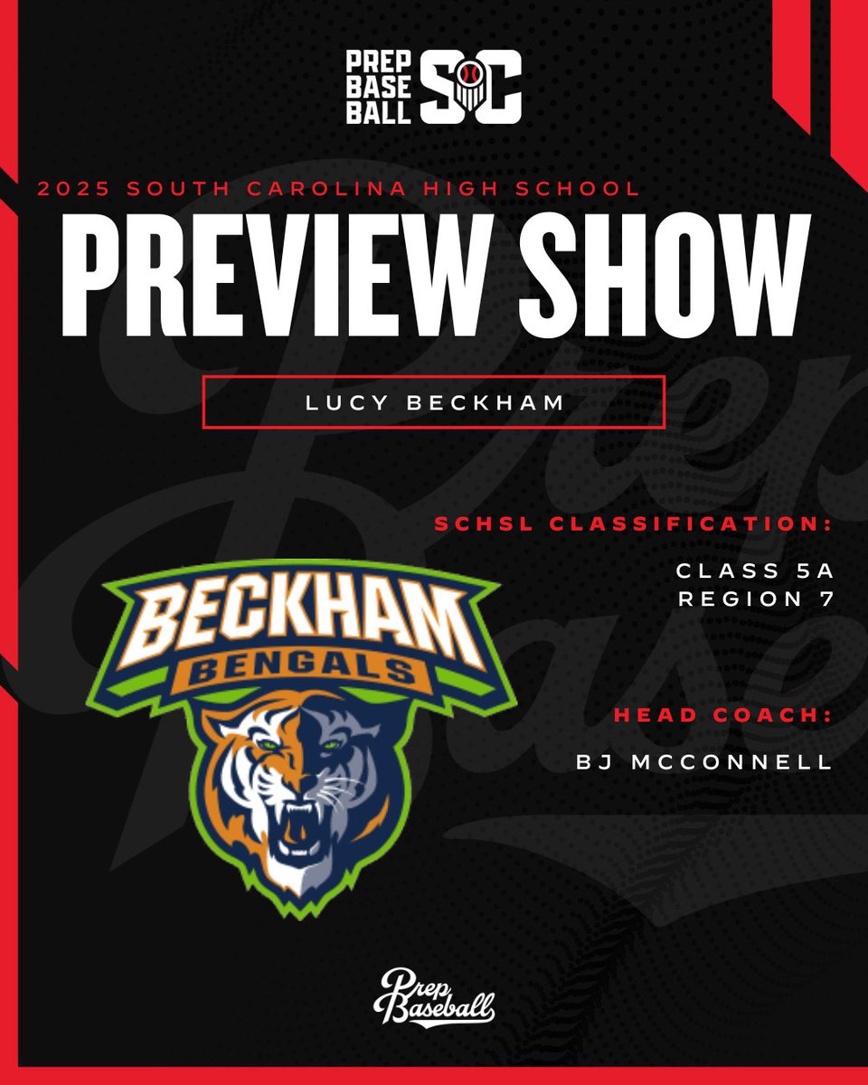 PrepBaseball_SC's tweet image. Lucy Beckham  Preview Show is now available! See what Coach McConnell had to say about his upcoming team by clicking the link below 

Link: loom.ly/PYiSgOg

@Bengal_Baseball