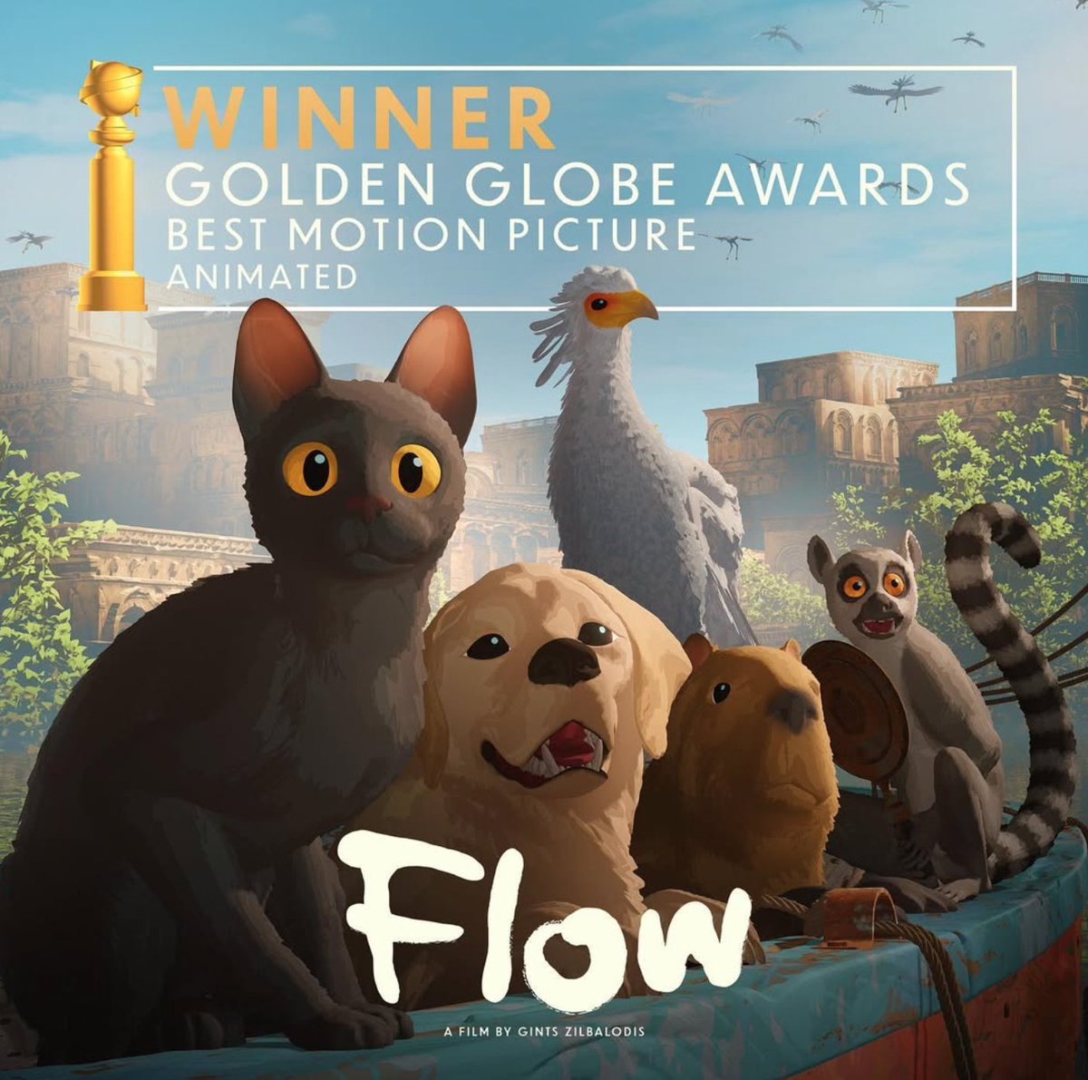 🌊 "Balancing video game-like aesthetics with naturalistic realism, "Flow" establishes itself as an eco-fable for the digital generation; one less concerned with whisking away the audience than bringing them back to reality."

📽️ Jan 11, 12 &amp; 17

🎟️ foxtheatre.ca/movies/flow/