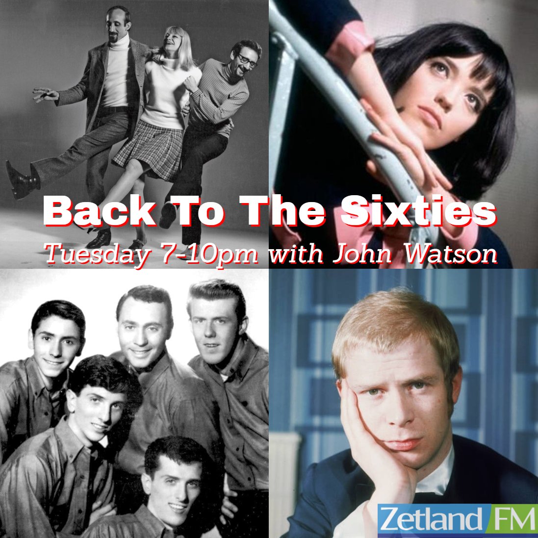 𝑬𝒗𝒆𝒏𝒊𝒏𝒈, time to go 𝑩𝒂𝒄𝒌 𝑻𝒐 𝑻𝒉𝒆 𝑺𝒊𝒙𝒕𝒊𝒆𝒔 7-10pm, <a href="/john_watson_/">𝙅𝙤𝙝𝙣 𝙒𝙖𝙩𝙨𝙤𝙣</a> here with three hours of 60s music, memories &amp; nostalgia! 𝑳𝒐𝒗𝒆 𝒕𝒐 𝒉𝒂𝒗𝒆 𝒚𝒐𝒖𝒓 𝒄𝒐𝒎𝒑𝒂𝒏𝒚!

📻 105𝘧𝘮/𝘥𝘢𝘣 : 🖥 𝘰𝘯𝘭𝘪𝘯𝘦 : 🔈 𝘱𝘭𝘢𝘺 𝘡𝘦𝘵𝘭𝘢𝘯𝘥 𝘍𝘔