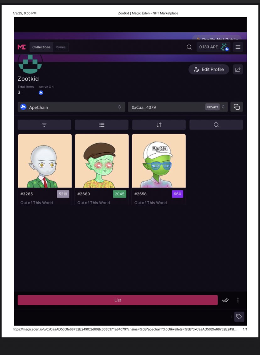 Apechain is a token made to promote everything web3 dreams of.
Apechain has a good NFT collection space. 
I bought these NFTS on Apechain because they have high potentials and are of good value to the ecosystem.

Post by   Zootkid