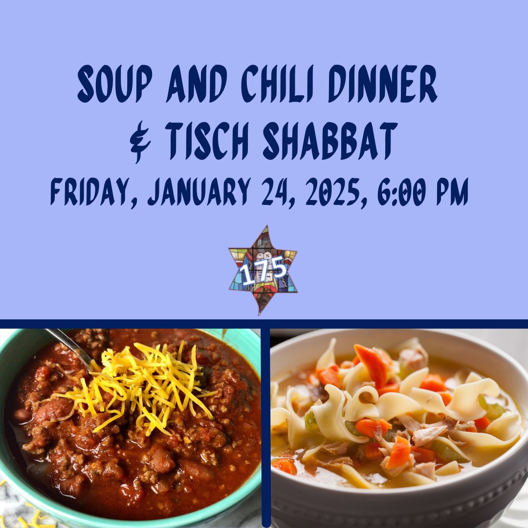 Vassar Temple (@vassartemple) on Twitter photo Everyone is welcome. We would greatly appreciate having an idea of how much food to prepare. Please let us know if you are coming at TischShabbat@vassartemple.org or call the temple at 845-454-2570.
Learn more: vassartemple.org
#jewishcommunity #shabbatservices Everyone is welcome. We would greatly appreciate having an idea of how much food to prepare. Please let us know if you are coming at TischShabbat@vassartemple.org or call the temple at 845-454-2570.
Learn more: vassartemple.org
#jewishcommunity #shabbatservices