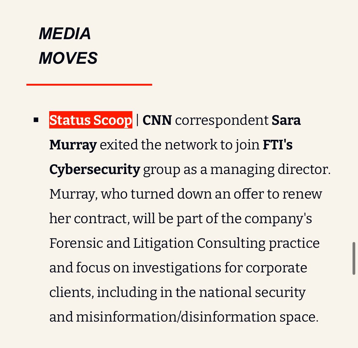 Sara Murray tweet media