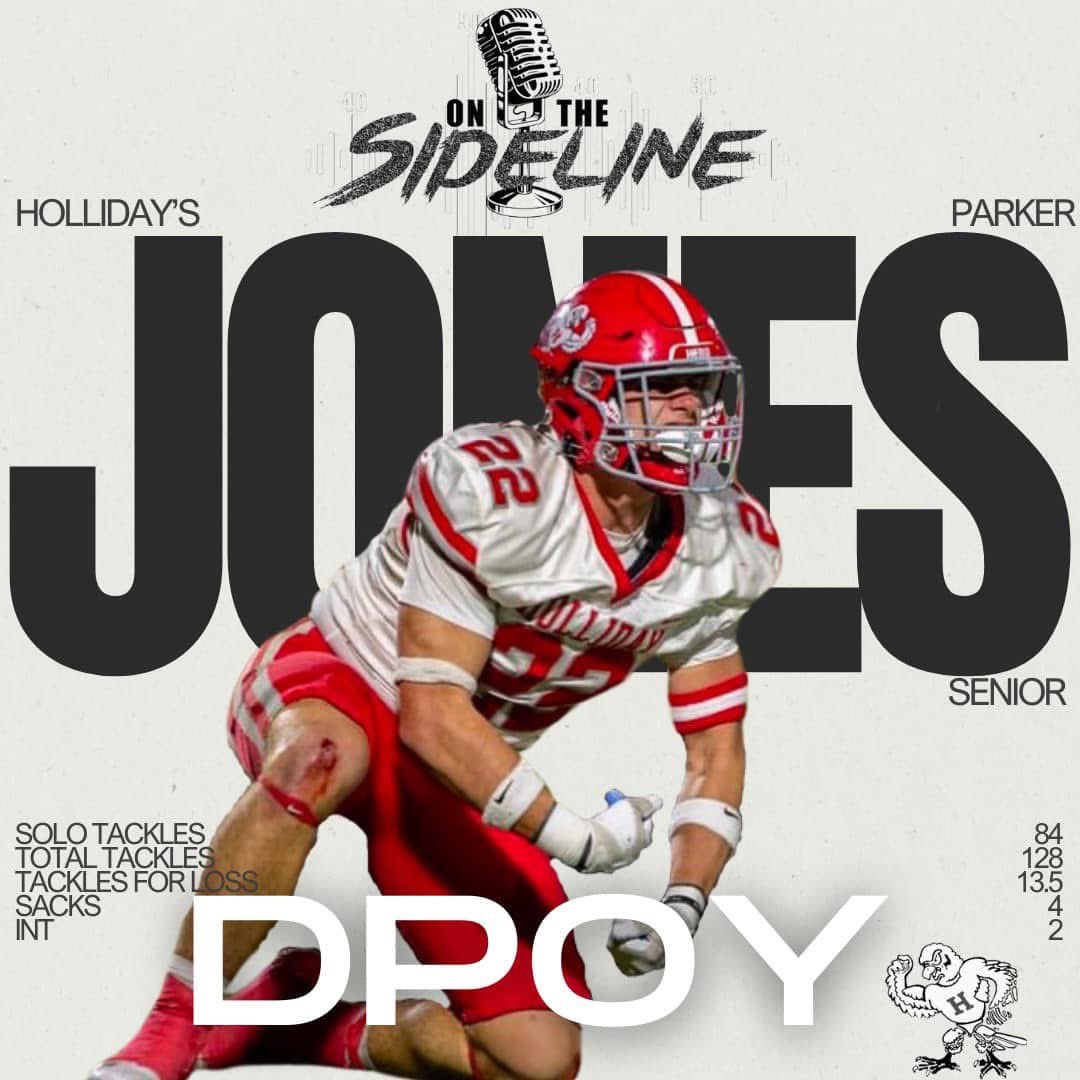 OnTh3Sideline's tweet photo. Congratulations Parker Jones and Cannon Valenzuela on being named DPOY of the OTS All 940 team.@HERO_Athletics1 @JISDSocialMedia @BoosterTiger https://t.co/A0Xsnh4TXA