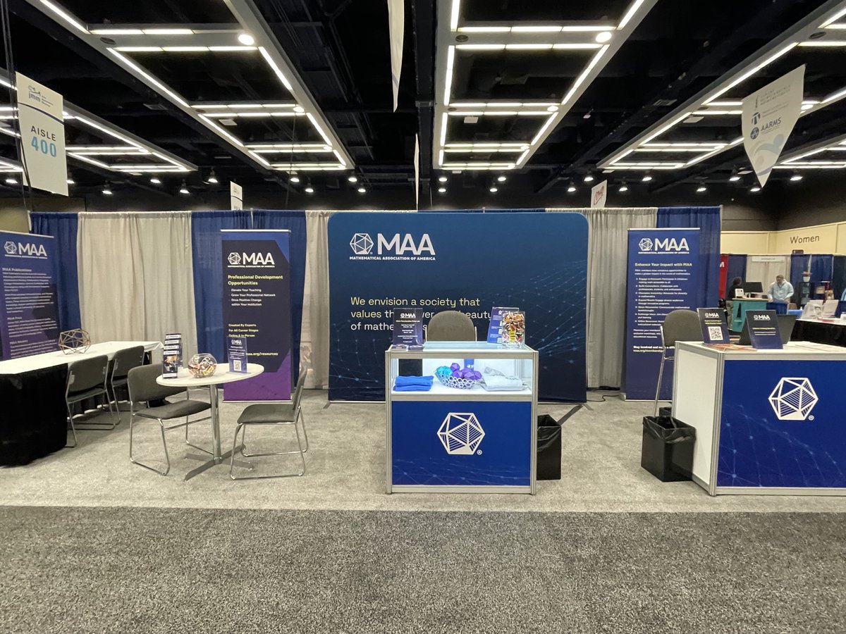 maanow's tweet image. We’ve arrived at @JointMath #JMM2025! 🎉 Come visit us at Booth 510-514 to say hello and check out all the exciting things we have to share. Can’t wait to connect with you all!