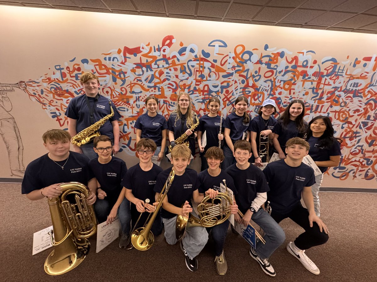 PalmyraMSBand's tweet photo. 15 Palmyra Middle School students participated in today’s Middle School BandFest at Lebanon Valley College. @MrWPopejoy @PalmyraSchools #ThisIsPalmyra https://t.co/iu1Ffj9swA