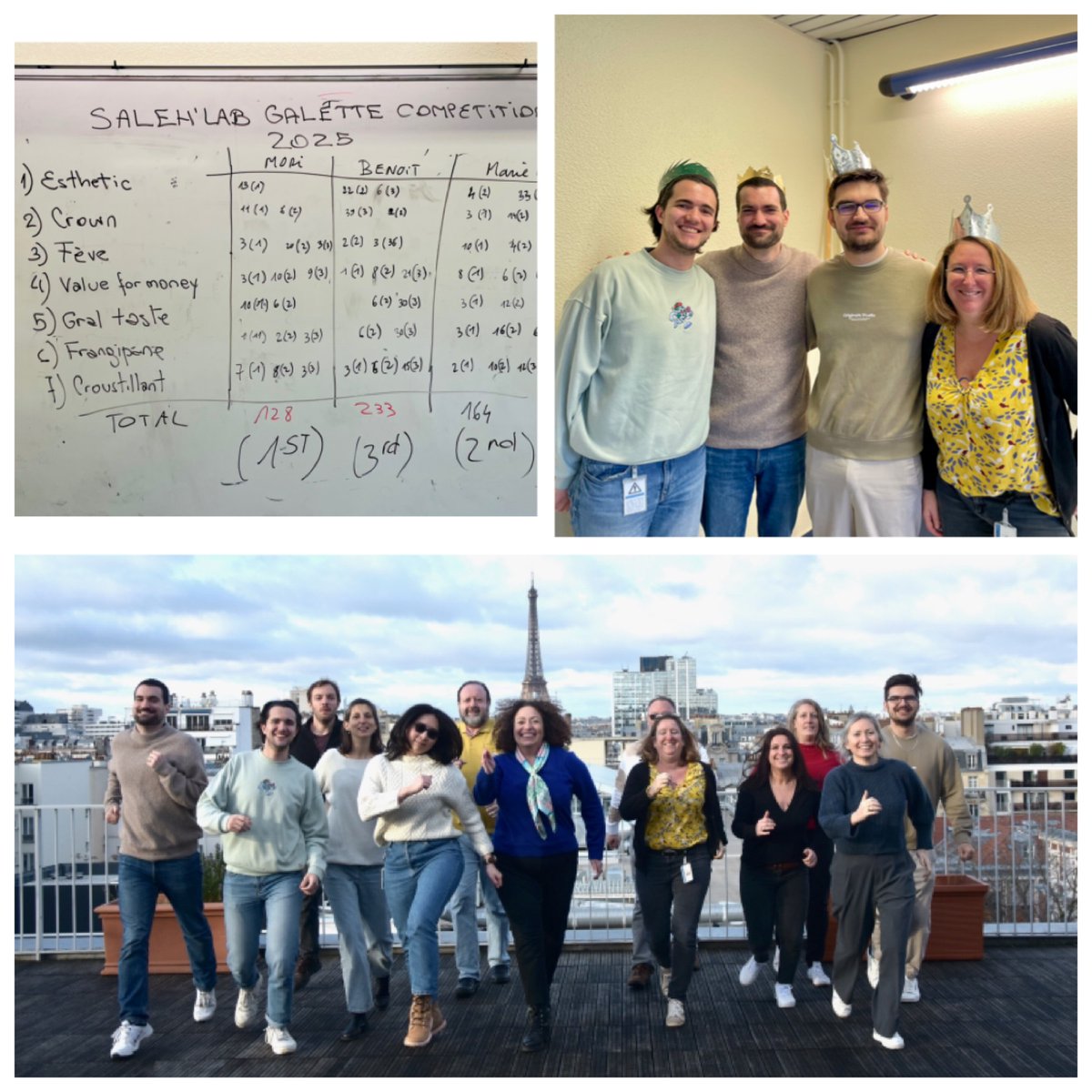 Kicking off the new year in style! Activities included: finding the best "galette de rois" -yummy seasonal french pastry- of Paris (Mori Yoshida came in top again!), crowning of royalty, and of course a new beautiful group photo. #FoodieLife #TeamBuilding #ProudPI #LoveScience