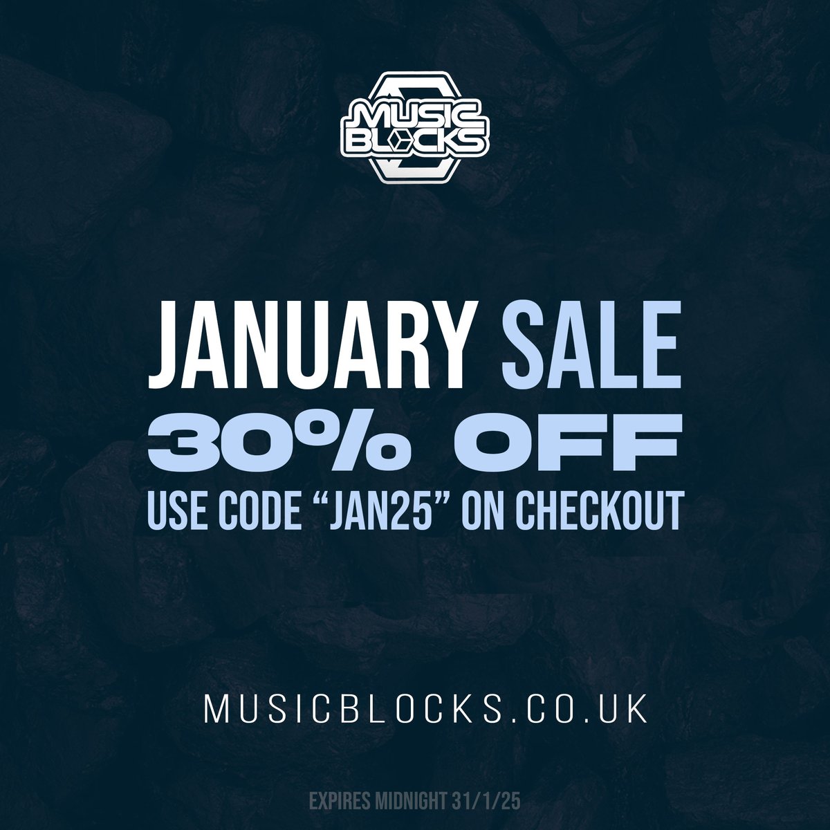 MusicBlocksUK's tweet image. ⬇️ January Sale Starts NOW ⬇️
As is customary, you can get a full 'basket' discount on our Music Production store this January. Just use the checkout code "jan25" to wipe a full 30% OFF the price tag of EVERYTHING you're buying!
🔗 musicblocks.co.uk
Check it out!