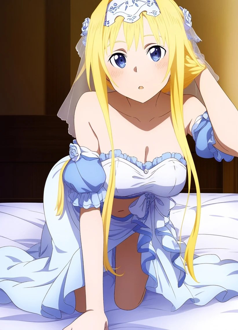 VirtualAlice_'s tweet image. Wedding Night with You 
(｡･ω･｡)ﾉ♡