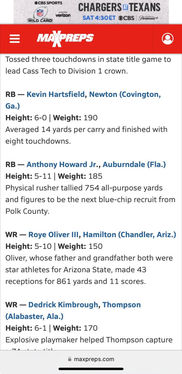 Extremely Blessed to be named a <a href="/MaxPreps/">MaxPreps</a> Freshman All American 🙏🏾 <a href="/polk_way/">PolkWay</a> <a href="/coachchoice/">Coach Choice</a> <a href="/Coach_Merritt/">Matt Merritt</a> <a href="/CoachYACJohnson/">DAVID JOHNSON</a> <a href="/Coachcliff904/">Cliff Hill</a> <a href="/CoachMicahJames/">Micah James</a> <a href="/Coach_Eleyssami/">Alex Eleyssami FSU</a> <a href="/CoachJuluke/">Jabbar Juluke</a> <a href="/TeamKamMartin/">Kam Martin ⁶</a> <a href="/coach_thamas66/">Coach Thomas</a> <a href="/Bloodhounds_AHS/">Auburndale Football</a> <a href="/ImClayJames/">Clay James</a> <a href="/JohnGarcia_Jr/">John Garcia, Jr.</a> <a href="/DanLaForestFB/">Dan LaForest 🏈</a>