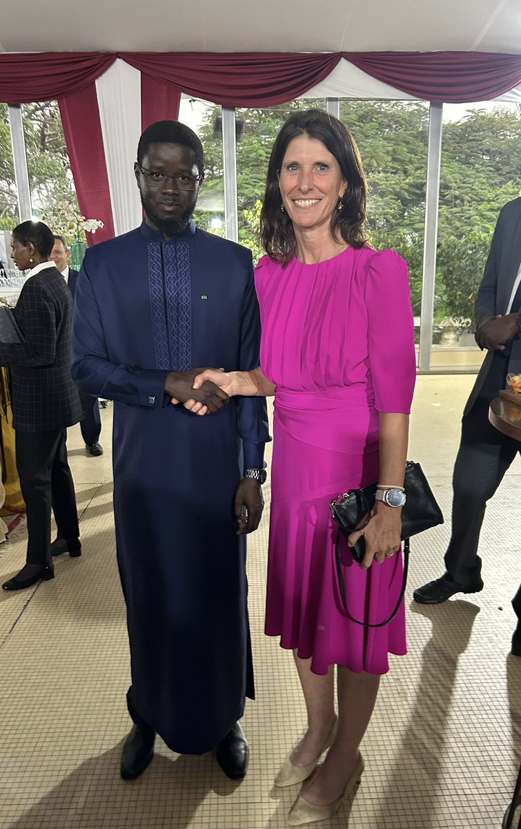 Carmen Hagenaars (@hagenaarscarmen) on Twitter photo C’était un honneur d’avoir rencontré le président Faye aujourd’hui. Dans son discours pour le Nouvel An, il a souhaité un Sénégal souverain, juste et prospère dans un monde de paix et dignité. <a href="/MinBZ/">Ministerie van Buitenlandse Zaken</a> <a href="/PR_Senegal/">Présidence Sénégal</a> C’était un honneur d’avoir rencontré le président Faye aujourd’hui. Dans son discours pour le Nouvel An, il a souhaité un Sénégal souverain, juste et prospère dans un monde de paix et dignité. <a href="/MinBZ/">Ministerie van Buitenlandse Zaken</a> <a href="/PR_Senegal/">Présidence Sénégal</a>