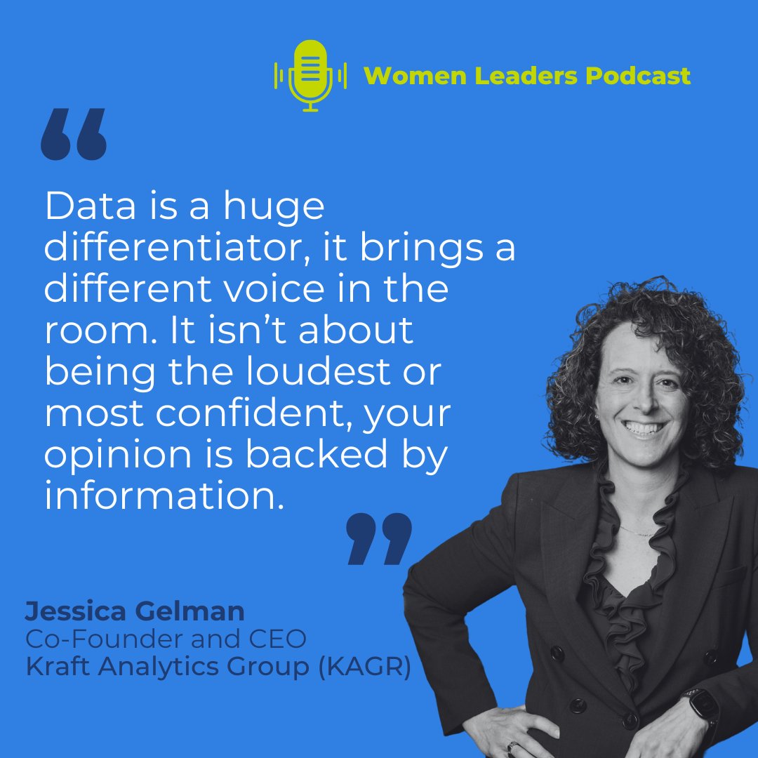 Jessica Gelman (@jessicagelman) on Twitter photo Data is a powerful force that permeates every facet of my life. The capacity to harness insights has created new doors through <a href="/KraftAnalytics/">KraftAnalyticsGroup</a> and the <a href="/SloanSportsConf/">Sloan Sports Conf.</a>, and during my time as a college athlete in the 90s.
A special thanks to <a href="/PattiPhillips10/">Patti Phillips</a> for hosting such an Data is a powerful force that permeates every facet of my life. The capacity to harness insights has created new doors through <a href="/KraftAnalytics/">KraftAnalyticsGroup</a> and the <a href="/SloanSportsConf/">Sloan Sports Conf.</a>, and during my time as a college athlete in the 90s.
A special thanks to <a href="/PattiPhillips10/">Patti Phillips</a> for hosting such an
