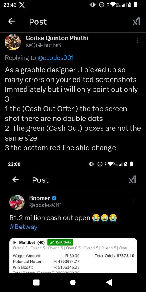 QGPhuthi6's tweet image. 🤣🤣🤣🤣 so this punter just blocked me for exposing him .. aowa Punters please dont deceive poor people and take advantage of their desperation guys..
I respect these kings
@AlsonManyama
@zubenathihlong2
@OupaBaloyi7
@Mohale_Evans
@chigonamemory1
@venda_guy2
Keep it up