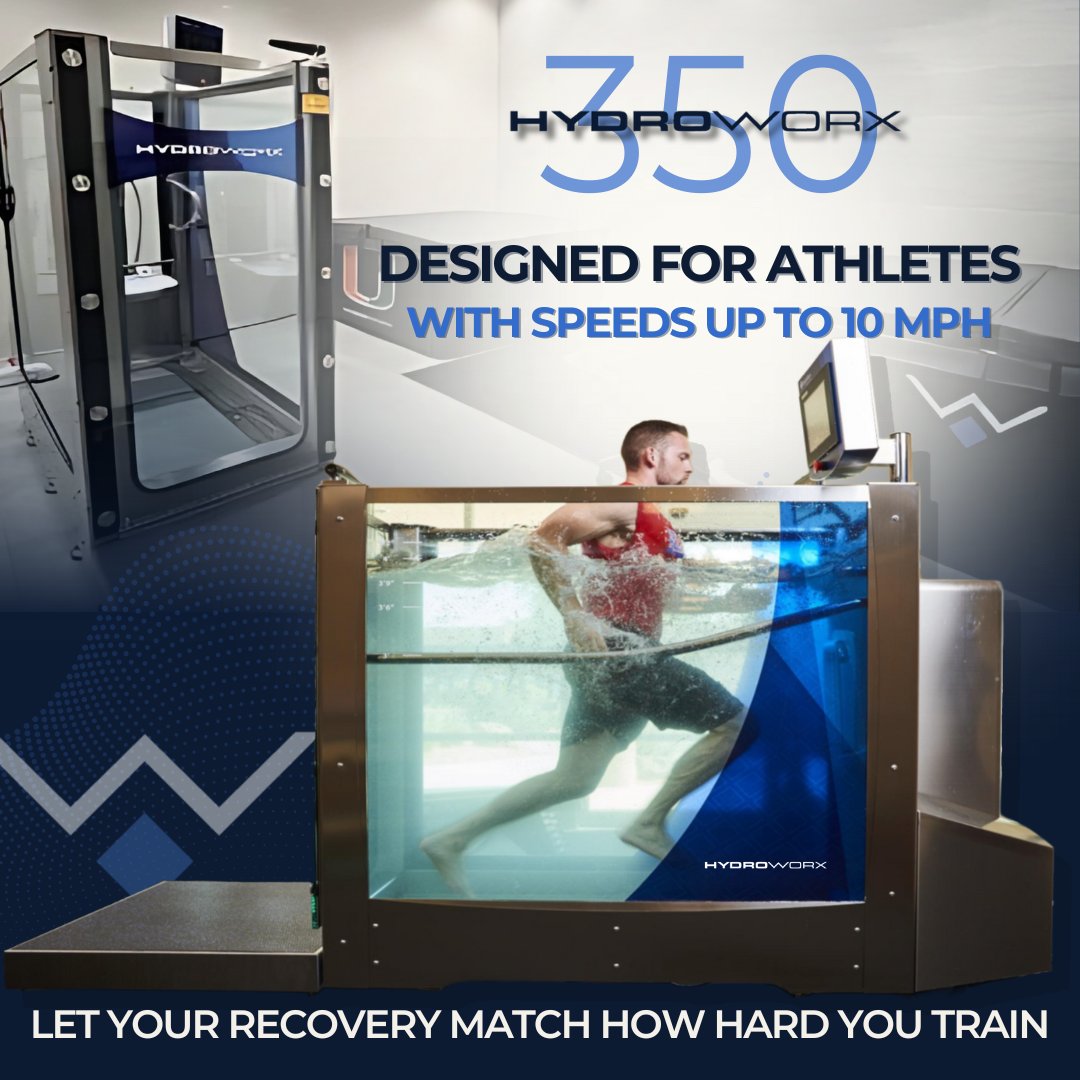 "Rehab. Recovery. Training. The HydroWorx 350 delivers it all! 🌊 Perfect for sports facilities and clinics aiming to optimize performance and healing. 💪 

#HydroWorx350 #RehabRecoveryTraining #AquaticTherapy