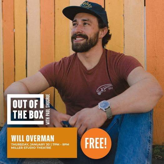 Sandler Center (@sandlercenter) on Twitter photo NEXT WEEK! Will Overman brings his dynamic vocal delivery and heart-worn lyrics to the Miller Studio Theatre for the fourth week of the Out of the Box: Emerging Artist Series! Join Will on Thursday, January 30th at 7 pm to experience an Alternative/Americana style that is as NEXT WEEK! Will Overman brings his dynamic vocal delivery and heart-worn lyrics to the Miller Studio Theatre for the fourth week of the Out of the Box: Emerging Artist Series! Join Will on Thursday, January 30th at 7 pm to experience an Alternative/Americana style that is as
