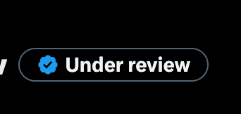 blue check on the way !