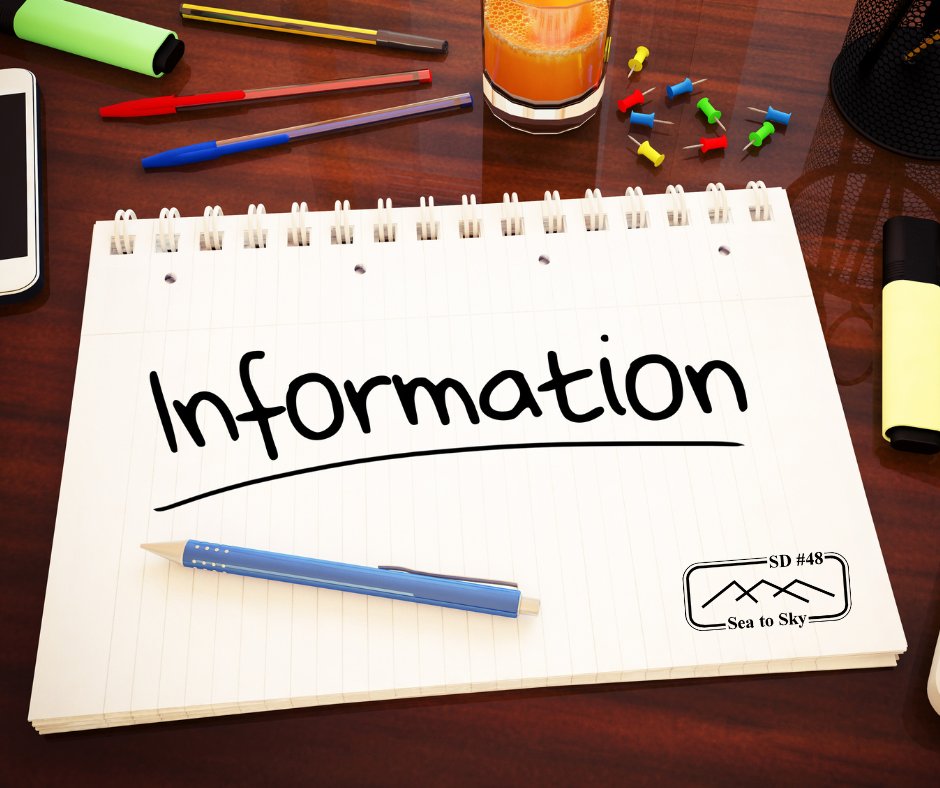 📢 French Immersion Info Sessions!
🗓️ Squamish: Jan 13 | Whistler &amp; Pemberton: Jan 14
Learn about Early &amp; Late French Immersion in SD48. Join us in person!
🔗 Click for details: scho.ca/n852464