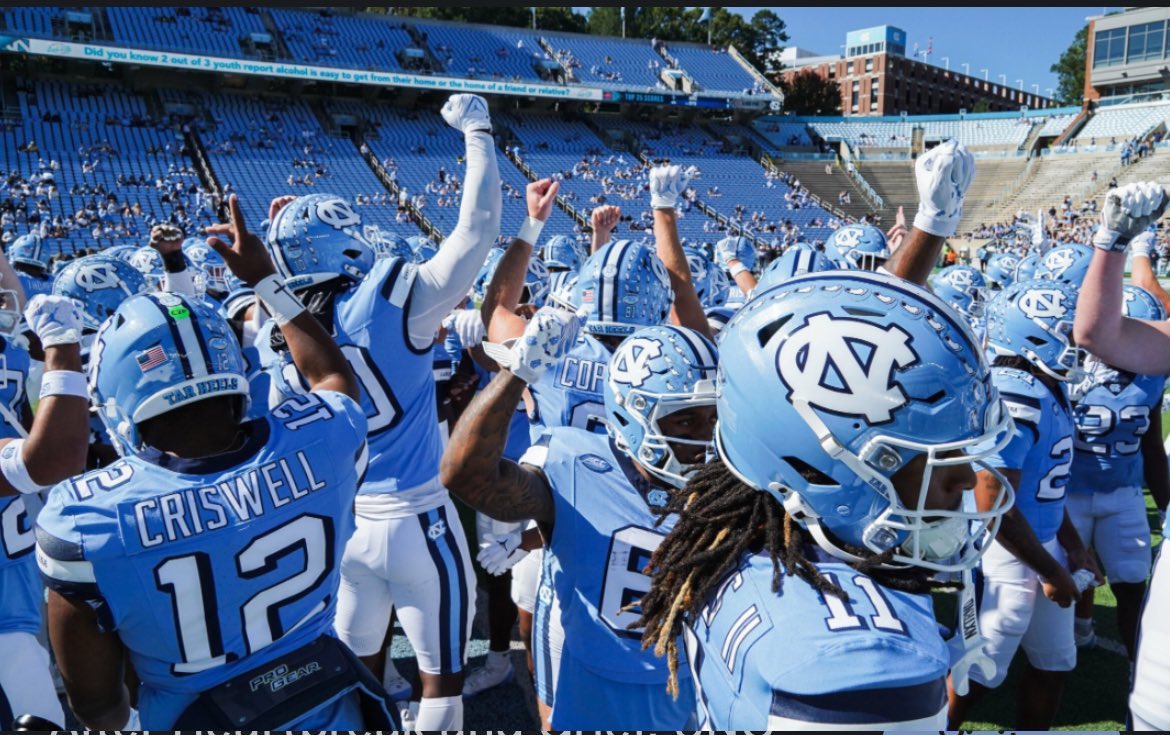 Blessed to receive an offer from North Carolina!!!