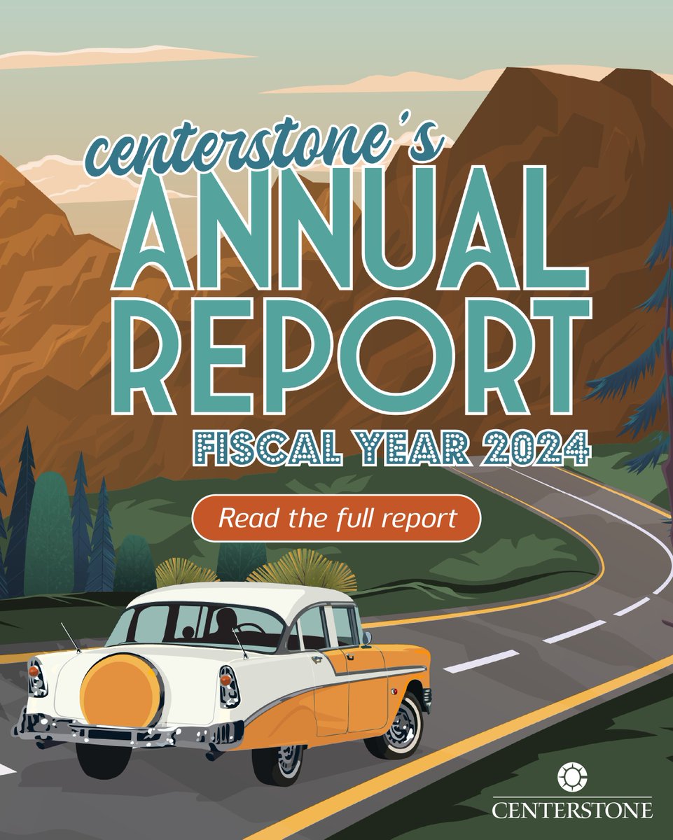 Centerstone's tweet image. Centerstone’s annual report is here! This year’s road trip theme is all about the journey to hope, healing, and recovery. 

Read here: centerstone.org/annual-report-…

#AnnualReport2024 #AnnualReport #Centerstone #behavioralhealth #substanceuserecovery #nonprofit