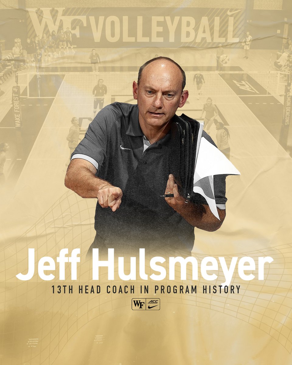 Introducing our new leader ~ 
𝐖𝐞𝐥𝐜𝐨𝐦𝐞 𝐭𝐨 𝐖𝐚𝐤𝐞, Coach Hulsmeyer!

📰: deacs.info/4asQL4t

#GoDeacs 🎩🏐
