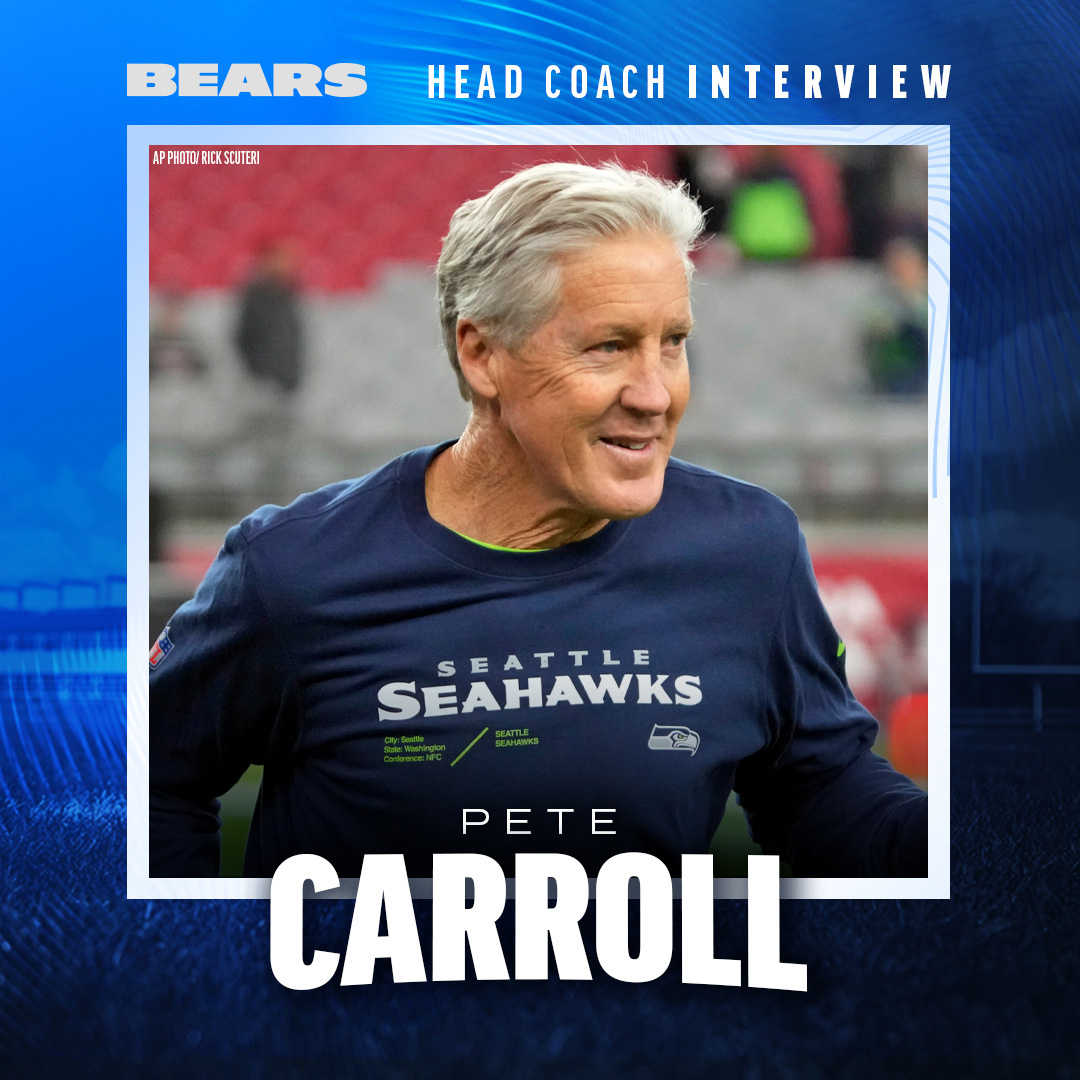 We have completed an interview with head coach candidate Pete Carroll.