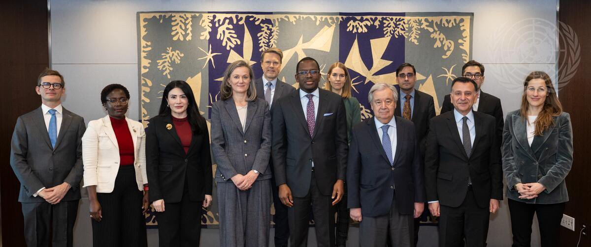 Michael Imran Kanu, SJD (@michaelkanusl) on Twitter photo On Tuesday, 7 January, I had the honour to lead a delegation of States Parties to the Rome Statute of the <a href="/IntlCrimCourt/">Int'l Criminal Court</a> to meet with the <a href="/UN/">United Nations</a> Secretary-General H. E. <a href="/antonioguterres/">António Guterres</a> on ensuring the Court’s business continuity.
It is important to recall that during the UNGA On Tuesday, 7 January, I had the honour to lead a delegation of States Parties to the Rome Statute of the <a href="/IntlCrimCourt/">Int'l Criminal Court</a> to meet with the <a href="/UN/">United Nations</a> Secretary-General H. E. <a href="/antonioguterres/">António Guterres</a> on ensuring the Court’s business continuity.
It is important to recall that during the UNGA