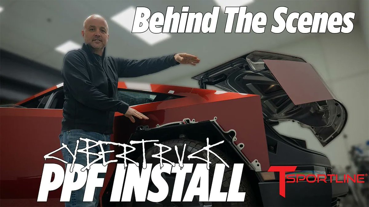 TSportline's tweet image. What to expect from a high-end professional PPF installation on #Cybertruck #Onlythebest #TSportline
youtu.be/syi_KDFXOUs