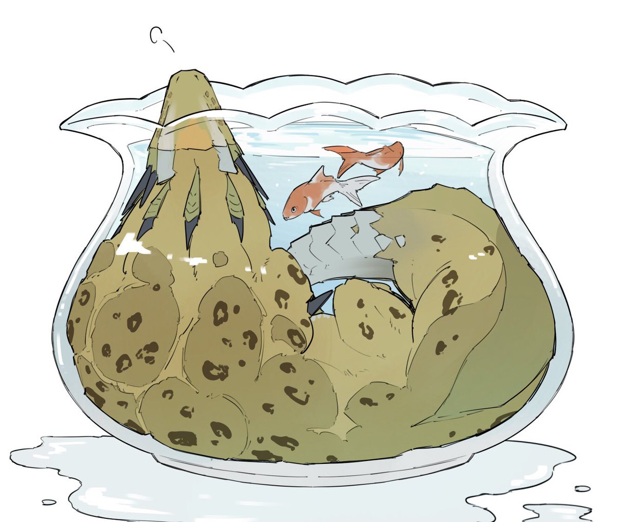 taneimo_drop's tweet image. 落ち着いてしまったロアルドロス