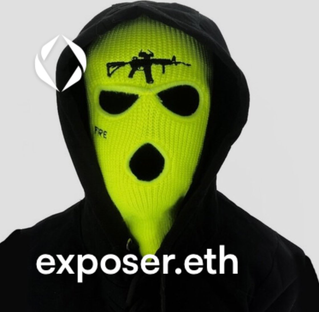insightens's tweet image. Uncover the truth, one block at a time. 🌐🔍 Exposer.eth – the ideal name for crypto fraud investigators, scam exposers, and transparency advocates. Ready to shine a light in Web3’s darkest corners. 💡 #ENS #Web3 #CryptoTransparency