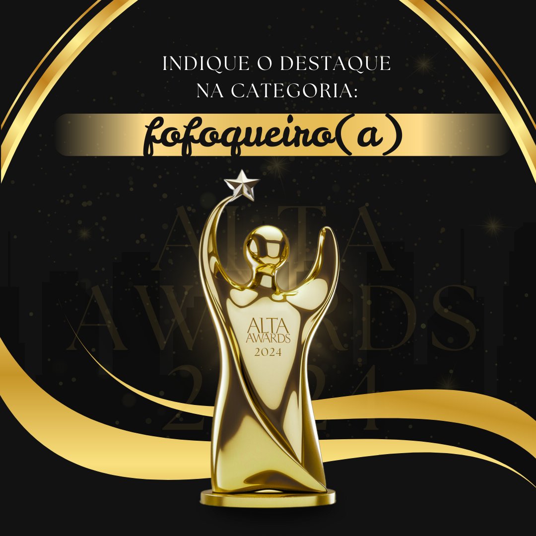 altanewsoficial's tweet photo. Algumas categorias  do Alta Awards https://t.co/VehVavsGDP