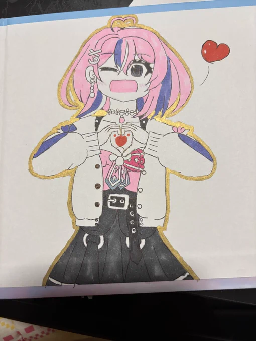 おはよーん!ぱねさん宛の色紙手紙描き終わったワン!やらり描く時に全集中しなきゃいけないからちかれたん 