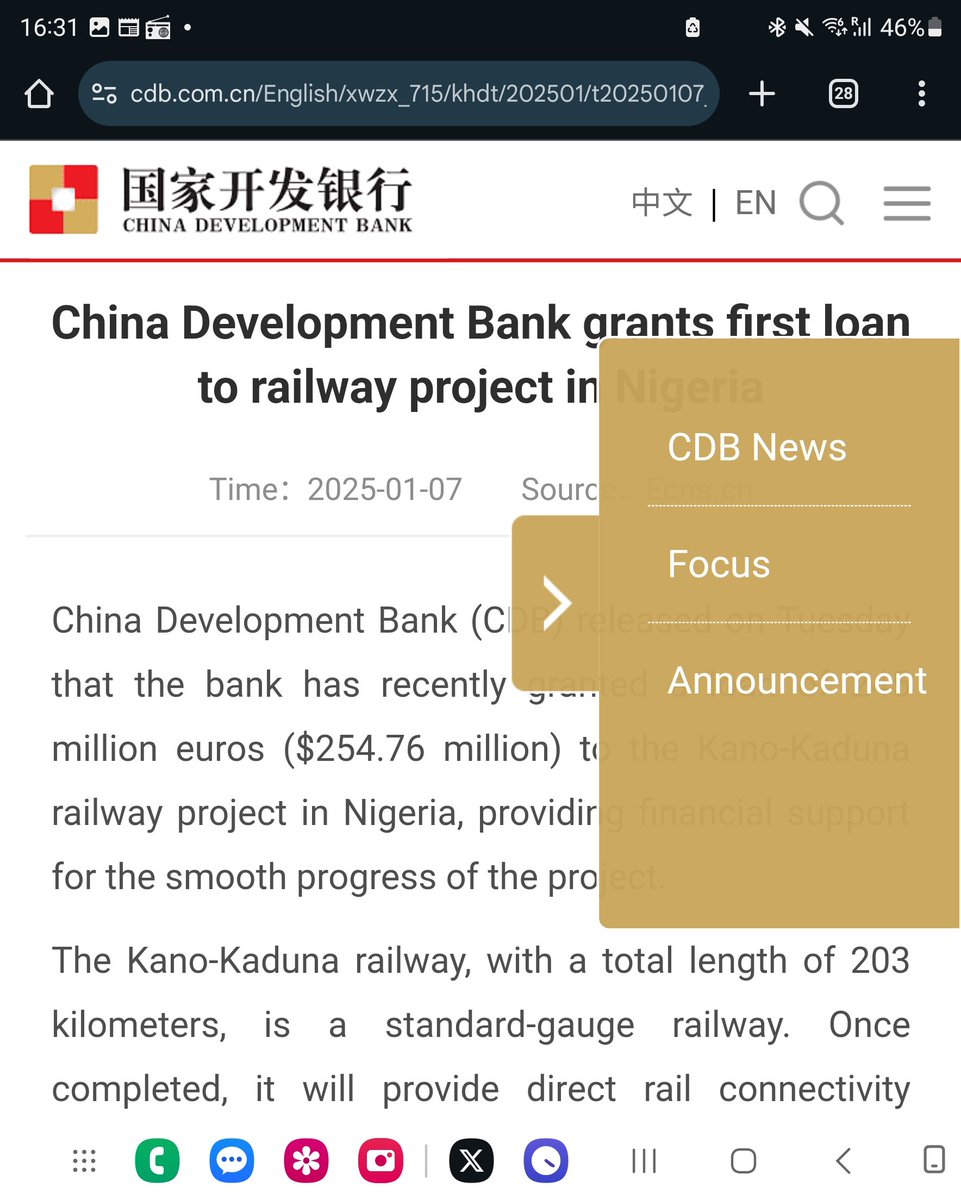 Till date, the government can't show us how much they spending this year on a coastal road.( it's not in the budget) or show me if you have seen it.

Also, as regards the Chinese loans, incurring loans at this time to build the kano-kaduna rail line is one we should  watch