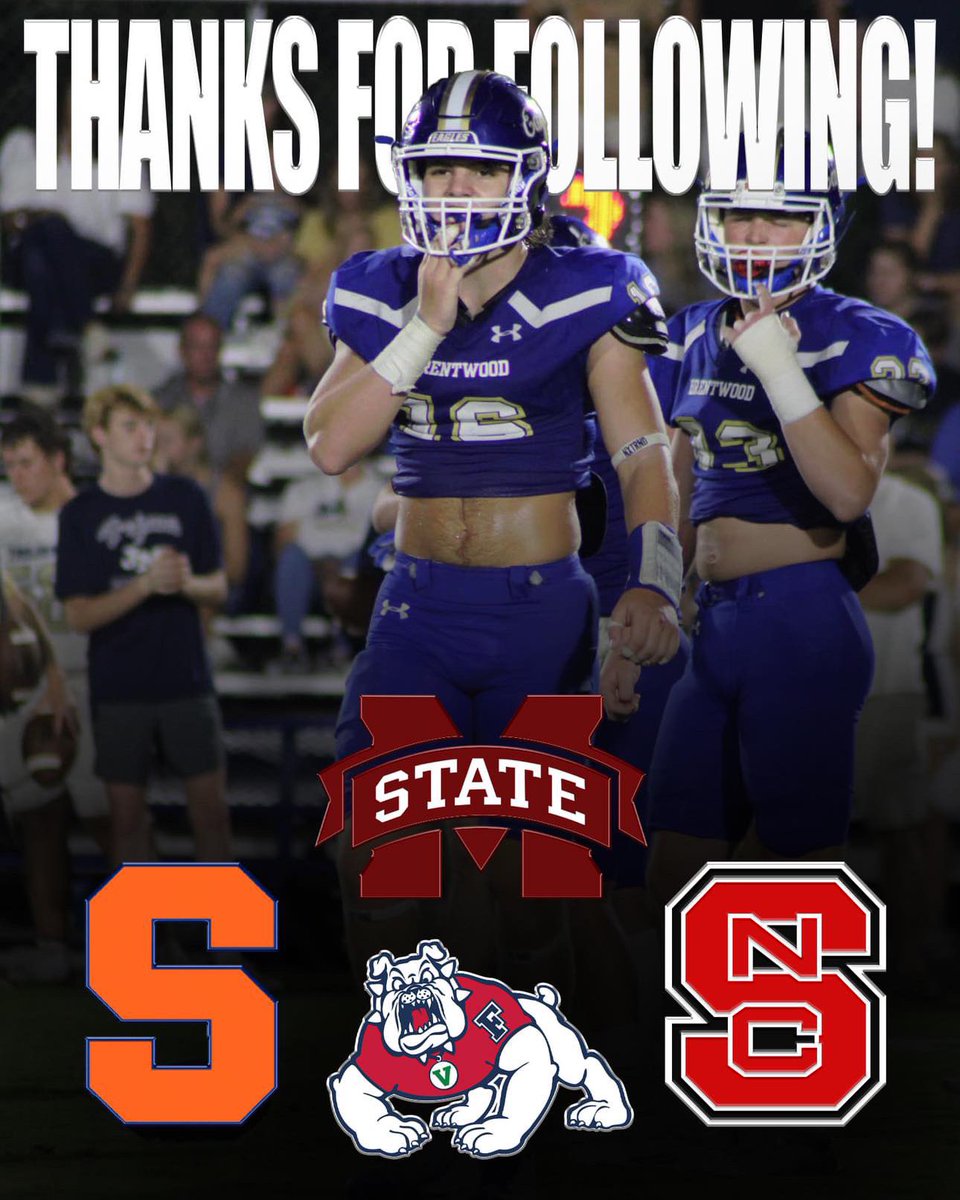 Thanks for FOLLOWING 
Season Highlights ⬇️⬇️

youtu.be/kxcUL6gnmGg
Brentwood School- Sandersville,GA