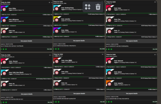 Blitz_Bets's tweet image. NUCLEAR DAY☢️ 💰

+50U today, 65U+ last 2 days on PrizePicks and UD📈

I can&apos;t even fit all the slips in the screenshots 🔥

Dota is here to stay, tap in👇