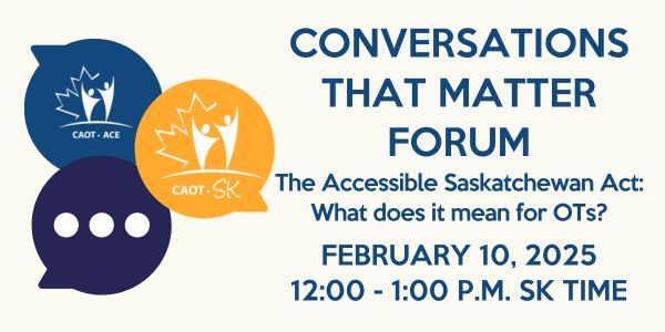 Join guests Leah Hildebrand, Kim Kessler, and Nyna Barclay to connect and share ideas about how organizations and/or employers are addressing The Accessible Saskatchewan Act.

📆 Monday, February 10th
🕒 12-1pm SK time
👉 Register- buff.ly/3Wc5E56