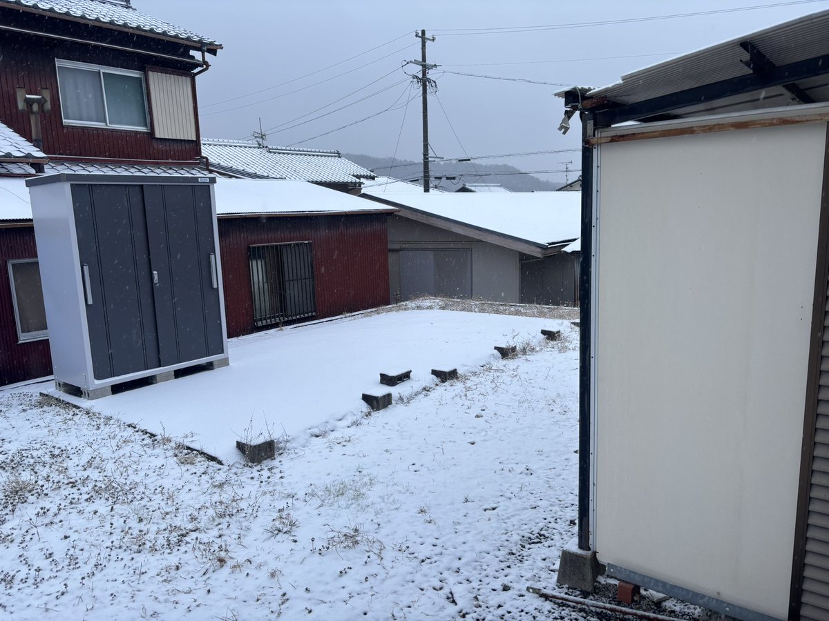 めっちゃ雪⛄️積もっててビックリ((((；ﾟДﾟ))))
こんな時の為に会社近くに引越ししたと言っても過言では無い🤗

が、徒歩ではなく、とりあえず、車で出社しちゃった🐽👍