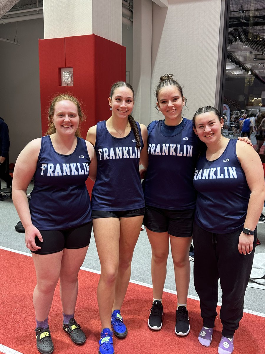 FHS v Taunton, Girls Shot Put.  <a href="/ChandariaElla/">Ella Chandaria</a> 🥇 and PR, <a href="/allierbrown07/">Allie Brown</a> 🥈 <a href="/FHS_girlsXC/">Franklin Girls TF & XC</a> <a href="/FHSSports/">FranklinAthletics</a> <a href="/FHSGirlsSports/">FHS Girls Sports</a>