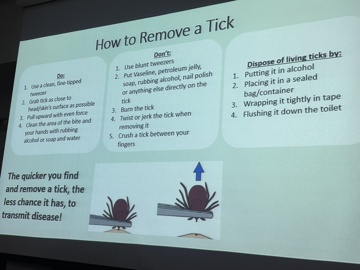 Mosquito and Tick lesson from Monmouth County Commission was very informative &amp; interesting. Learned a lot and can apply it in the future. <a href="/LBPSMaiello/">Kristen Maiello</a> <a href="/LBMSthree/">Chris Volpe</a>