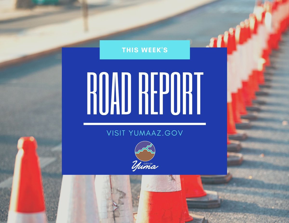 Motorists should be aware the Avenue A closure from Parkview to Westridge is approaching. Neighbors near 10th Avenue and 18th Street should prepare for a change in stop signs. On the plus, the Avenue B project is mostly complete.

Details: yumaaz.gov/Home/Component…
