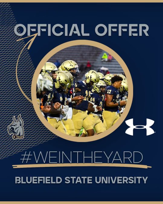 Nathan Hill (@nathanhill_54) on Twitter photo I am blessed to say I have received my first offer to play at the next level thanks to <a href="/CoachFahey54/">Coach Fahey</a> and <a href="/BigBlue_FB/">Bluefield State University Football</a> I am blessed to say I have received my first offer to play at the next level thanks to <a href="/CoachFahey54/">Coach Fahey</a> and <a href="/BigBlue_FB/">Bluefield State University Football</a>