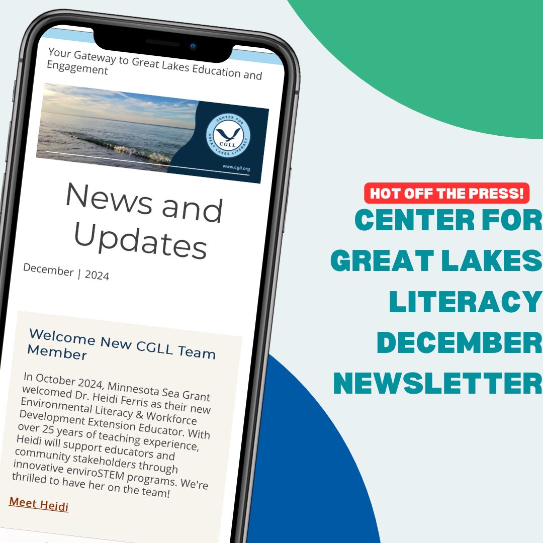 Dive into the latest from the Center for Great Lakes Literacy! 🌊
 
Participate in a free Great Lakes Literacy education exploration &amp; engage in impactful projects like the Aquaculture Challenge. Plus, explore paid opportunities!
 
Visit the link in bio to learn more!